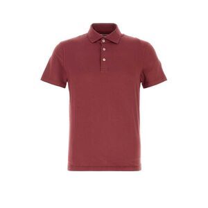 Fedeli Men Tyrian Purple Stretch Cotton Polo Shirt